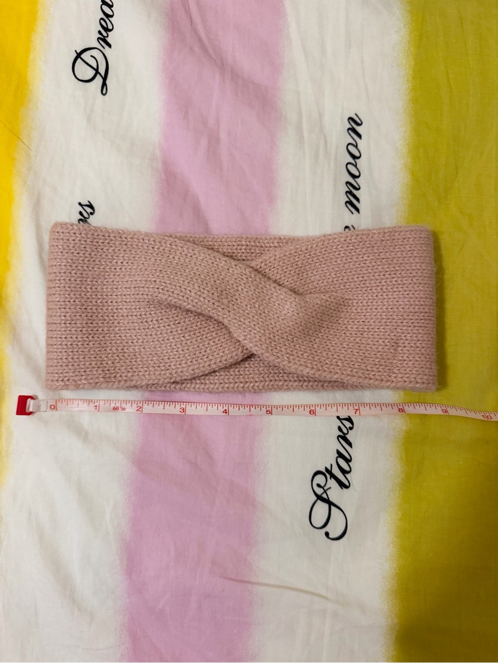 Aritzia Sunday Best Snow Bunny Headband, Mauve Mousse Pink
